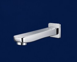 Upgrade your bathroom with the S/L Diverter plain spout from PRINCE METAL INDUSTRIES in Surat. Crafted from 100% brass, it features a sleek squarish design and a luxurious mirror-chrome finish, ensuring not just durability but also a high-end look for any modern bathroom. premium-faucets-surat.jpg